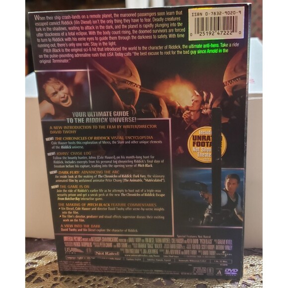 Pitch Black [1999]  Vin Diesel Radha Mitchell scifi action - Picture 2 of 2